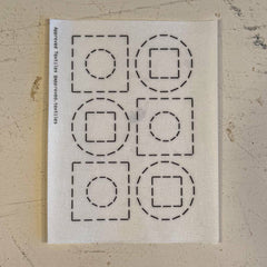 Approved Textiles Squaring the Circle Mending and Embellishment Transfer