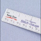 Yarn Tree 4 in 1 Magnetic Fabric or Mesh Count Gauge Ruler