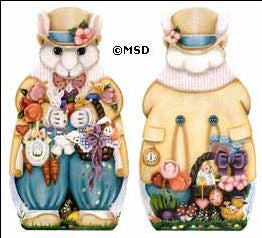 Melissa Shirley Designs Easter Bunny 261 Needlepoint Canvas