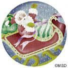 Melissa Shirley Designs It Must Be St. Nick Needlepoint Canvas