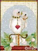 Melissa Shirley Designs Turtle Doves 497-B Needlepoint Canvas