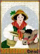 Melissa Shirley Designs Maids-a-milking 497-H Needlepoint Canvas