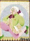 Melissa Shirley Designs Lords-a-leaping 497-J Needlepoint Canvas