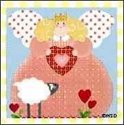 Melissa Shirley Designs Girl Tooth Fairy a Needlepoint Canvas