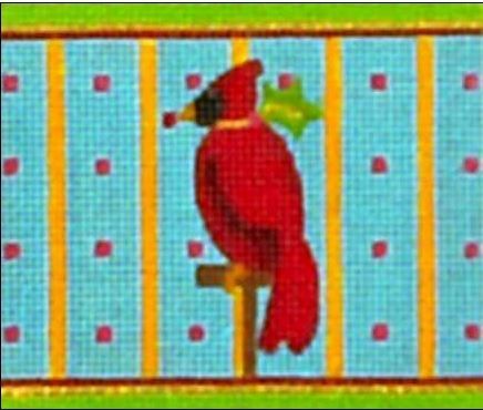 Melissa Shirley Designs Cardinal Christmas Cracker 734- Needlepoint Canvas