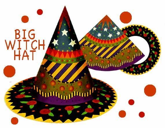 Melissa Shirley Designs 3D Big Witch Hat Needlepoint Canvas