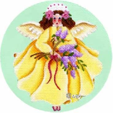 Melissa Shirley Designs May's Angel Needlepoint Canvas