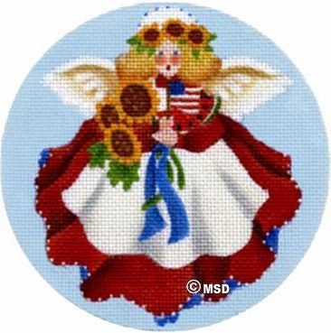 Melissa Shirley Designs July's Angel Needlepoint Canvas