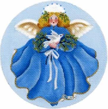 Melissa Shirley Designs December's Angel 741-M Needlepoint Canvas