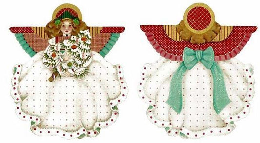 Melissa Shirley Designs Peppermint Stick Angel Needlepoint Canvas