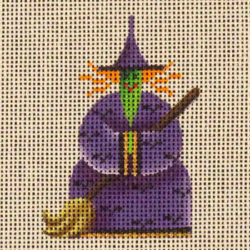 Rebecca Wood Designs Witch Needlepoint Canvas