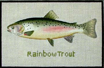 Melissa Shirley Designs Rainbow Trout 881-B Needlepoint Canvas