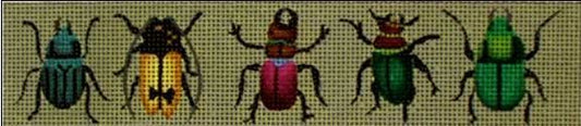 Melissa Shirley Designs Beetle Bracelet Needlepoint Canvas