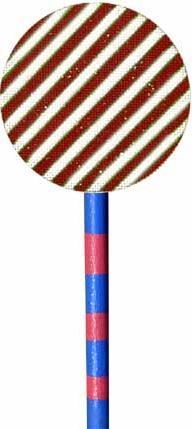 Melissa Shirley Designs Striped Lollipop Needlepoint Canvas