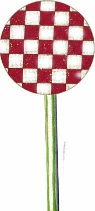 Melissa Shirley Designs Checked Lollipop Needlepoint Canvas