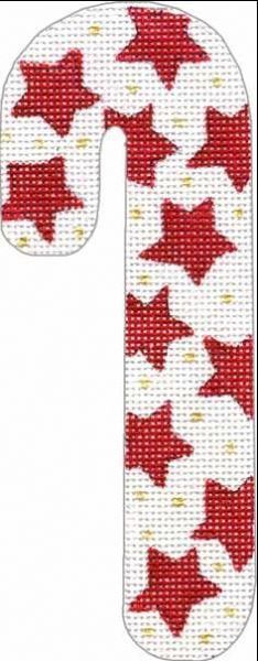 Melissa Shirley Designs Star Candy Cane 938-G Needlepoint Canvas