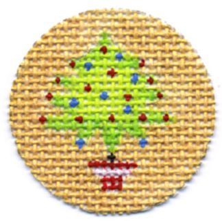 Melissa Shirley Designs Tree Advent Calendar Treasure Needlepoint Canvas