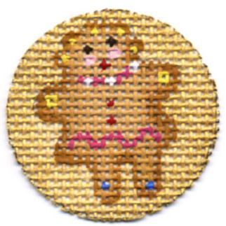 Melissa Shirley Designs Gingerbread Girl Advent Calenda Needlepoint Canvas