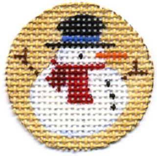 Melissa Shirley Designs Snowman Advent Calendar Treasur Needlepoint Canvas