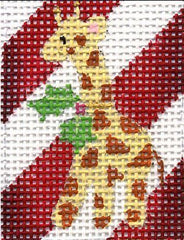 Melissa Shirley Designs Giraffe Advent Treasure Needlepoint Canvas