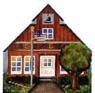 Melissa Shirley Designs September House Needlepoint Canvas