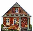 Melissa Shirley Designs November House Needlepoint Canvas