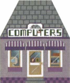 Melissa Shirley Designs Computer Store Needlepoint Canvas