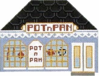 Melissa Shirley Designs Pot n Pan Needlepoint Canvas