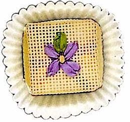 Melissa Shirley Designs Buttermint Truffle Needlepoint Canvas