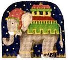 Melissa Shirley Designs Nativity Thimble-Elephant Needlepoint Canvas