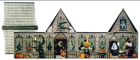 Melissa Shirley Designs Halloween House MS Needlepoint Canvas