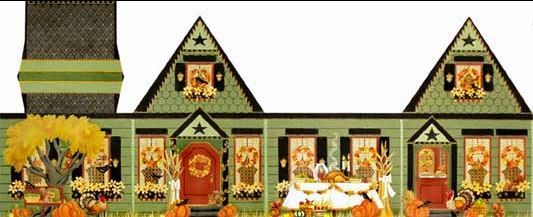 Melissa Shirley Designs Autumn House MS Needlepoint Canvas