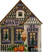 Melissa Shirley Designs Witch Tit Ice Cream Needlepoint Canvas