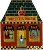 Melissa Shirley Designs Monster House Needlepoint Canvas