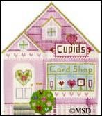 Melissa Shirley Designs Cupid's Card Shop Needlepoint Canvas