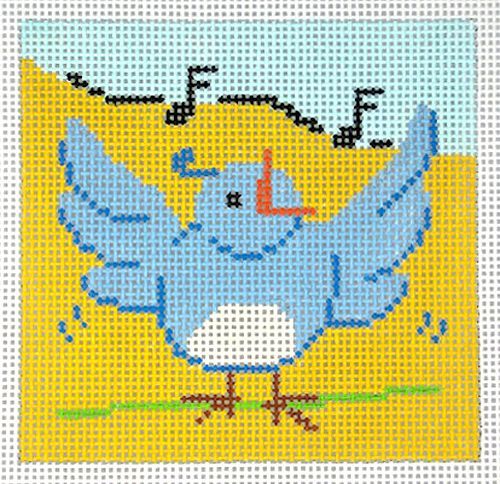 Barbara Russell Youth Collection: Blue Bird Needlepoint Canvas