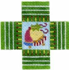 Melissa Shirley Designs Christmas Petit Four- Ornaments Needlepoint Canvas