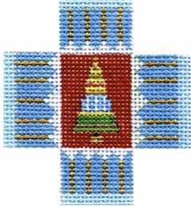 Melissa Shirley Designs Christmas Petit Four- Christmas Needlepoint Canvas