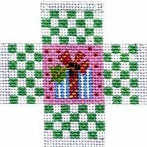 Melissa Shirley Designs Christmas Petit Four- Gift Needlepoint Canvas