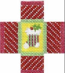 Melissa Shirley Designs Christmas Petit Four- Stocking Needlepoint Canvas