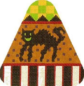 Melissa Shirley Designs Candy Corn Scaredy Cat Needlepoint Canvas