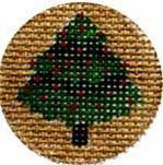 Melissa Shirley Designs Advent Treasure Mini Christmas Tree Needlepoint Canvas