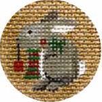 Melissa Shirley Designs Advent Treasure- Bunny Needlepoint Canvas