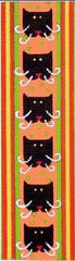 Melissa Shirley Designs Black Cat Ribbon Candy Needlepoint Canvas