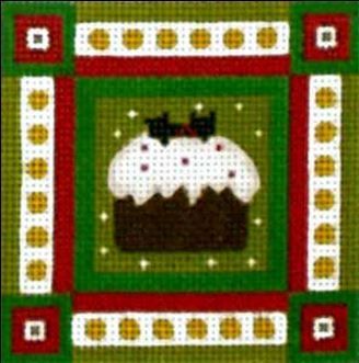 Melissa Shirley Designs Plum Pudding Ornament Needlepoint Canvas