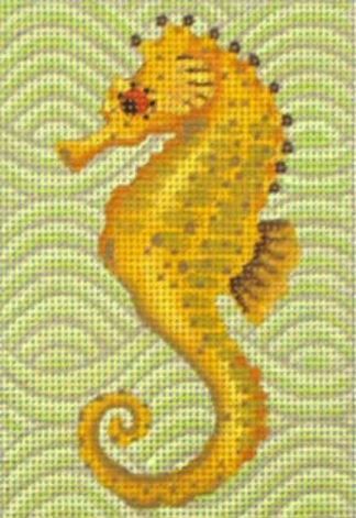 Melissa Shirley Designs Seahorse Insert Needlepoint Canvas