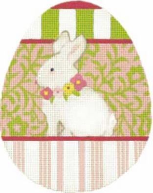 Melissa Shirley Designs Animal Egg-Bunny Needlepoint Canvas