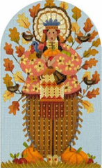 Melissa Shirley Designs Sweet Harvest- Indian Boy Needlepoint Canvas