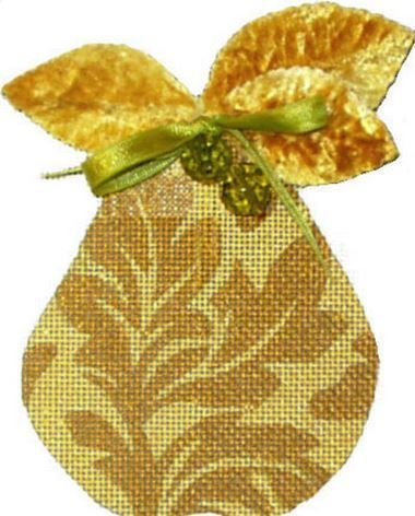 Melissa Shirley Designs Golden Pears-Leaf Needlepoint Canvas