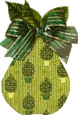 Melissa Shirley Designs Trees Pear Needlepoint Canvas